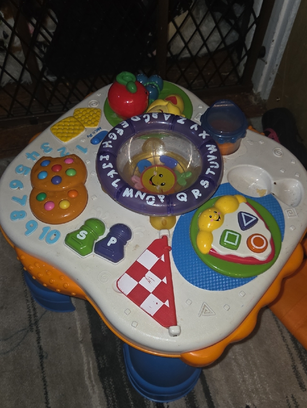 Kids Activity Play Table with Multicolor Learning Toys